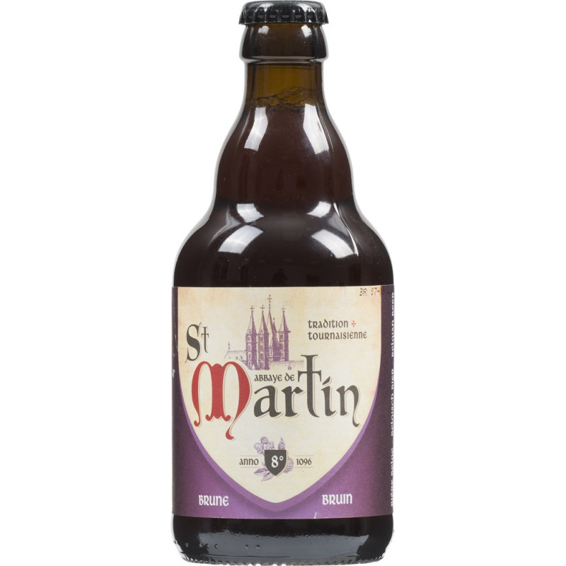 BIERE BRUNE ST MARTIN 8° 33CL