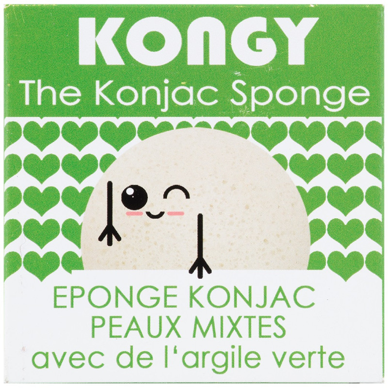 EPONGE KONJAC VERTE