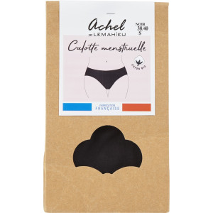 CULOTTE MENSTRUELLE NOIRE S