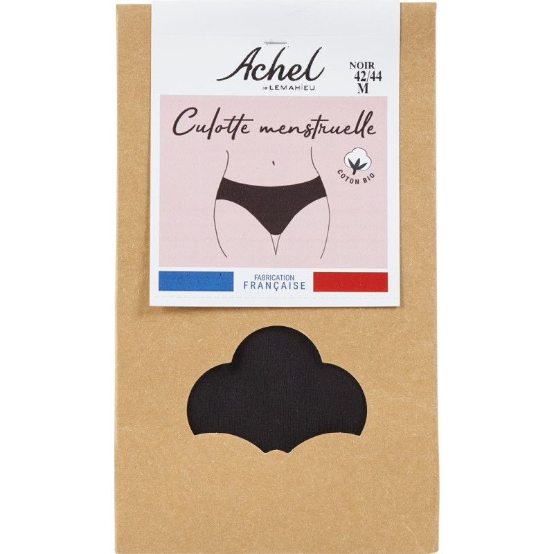 CULOTTE MENSTRUELLE NOIRE M