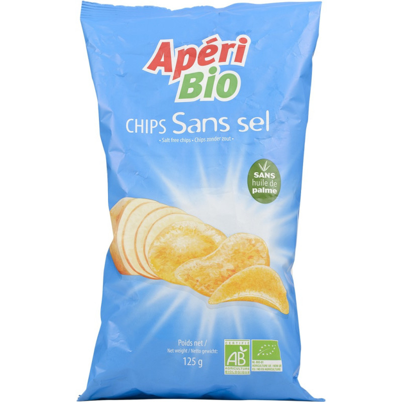 CHIPS SANS SEL 125 G