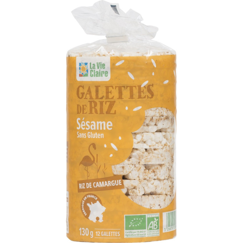 Galettes de riz au sésame