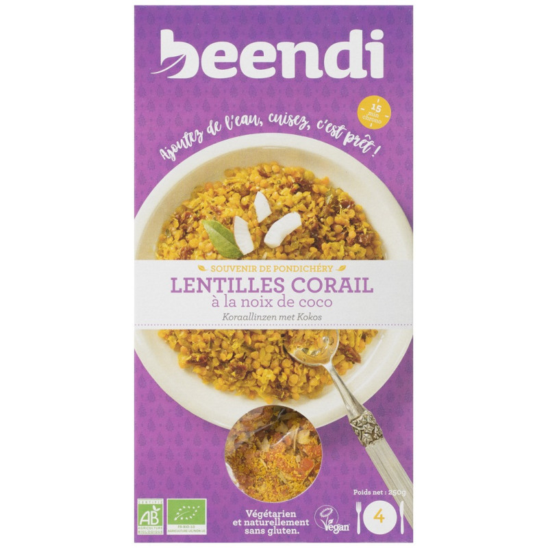 DAL LENTILLES CORAIL COCO 250G