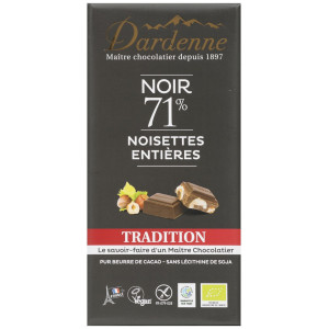 CHOCOLAT NOIR NOISETT ENTIERES