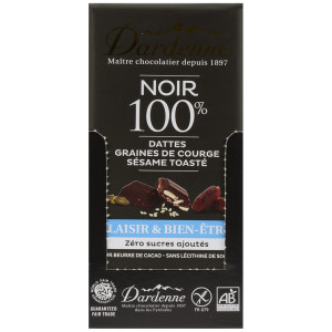 TAB CHOC NOIR 100% DATTE COURG
